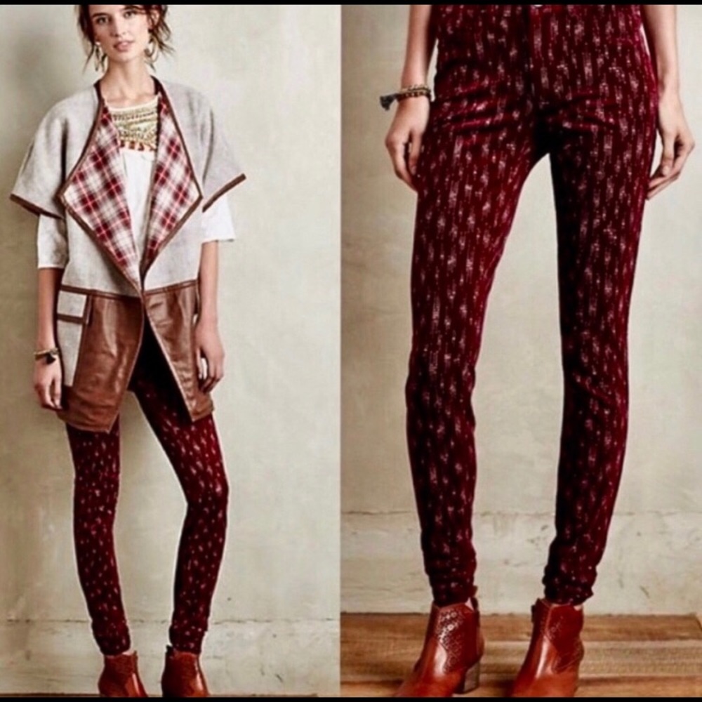 Serif Cord Leggings by Pilcro